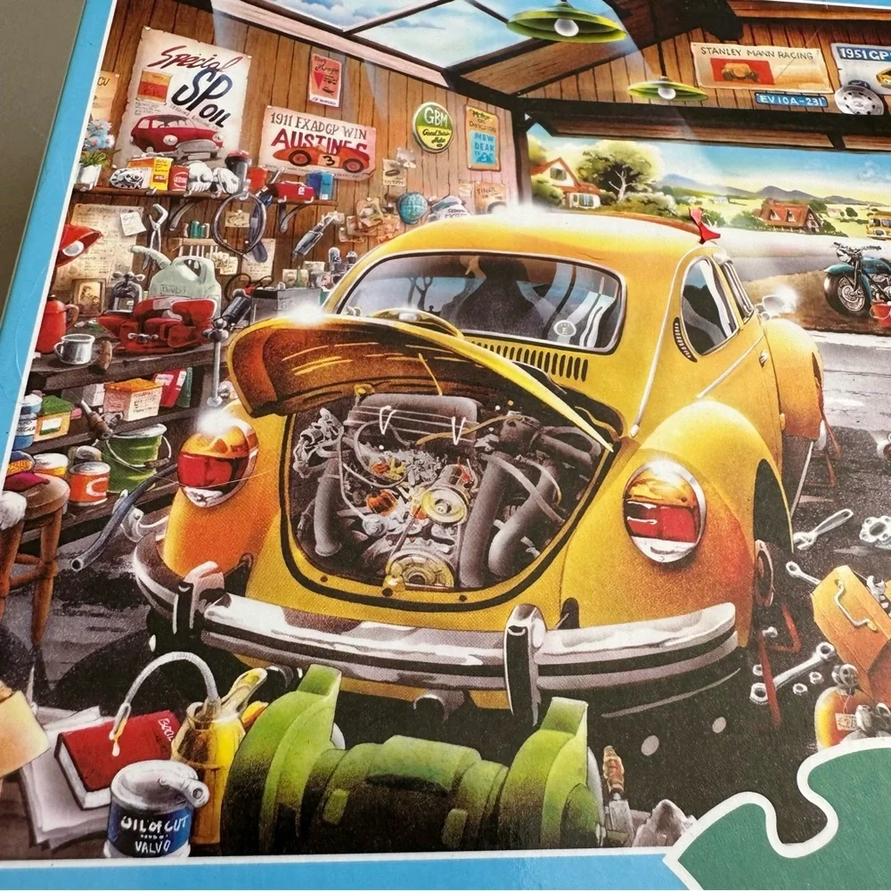 BUFFALO 1000pc Cartoon World Sam’s Garage puzzle